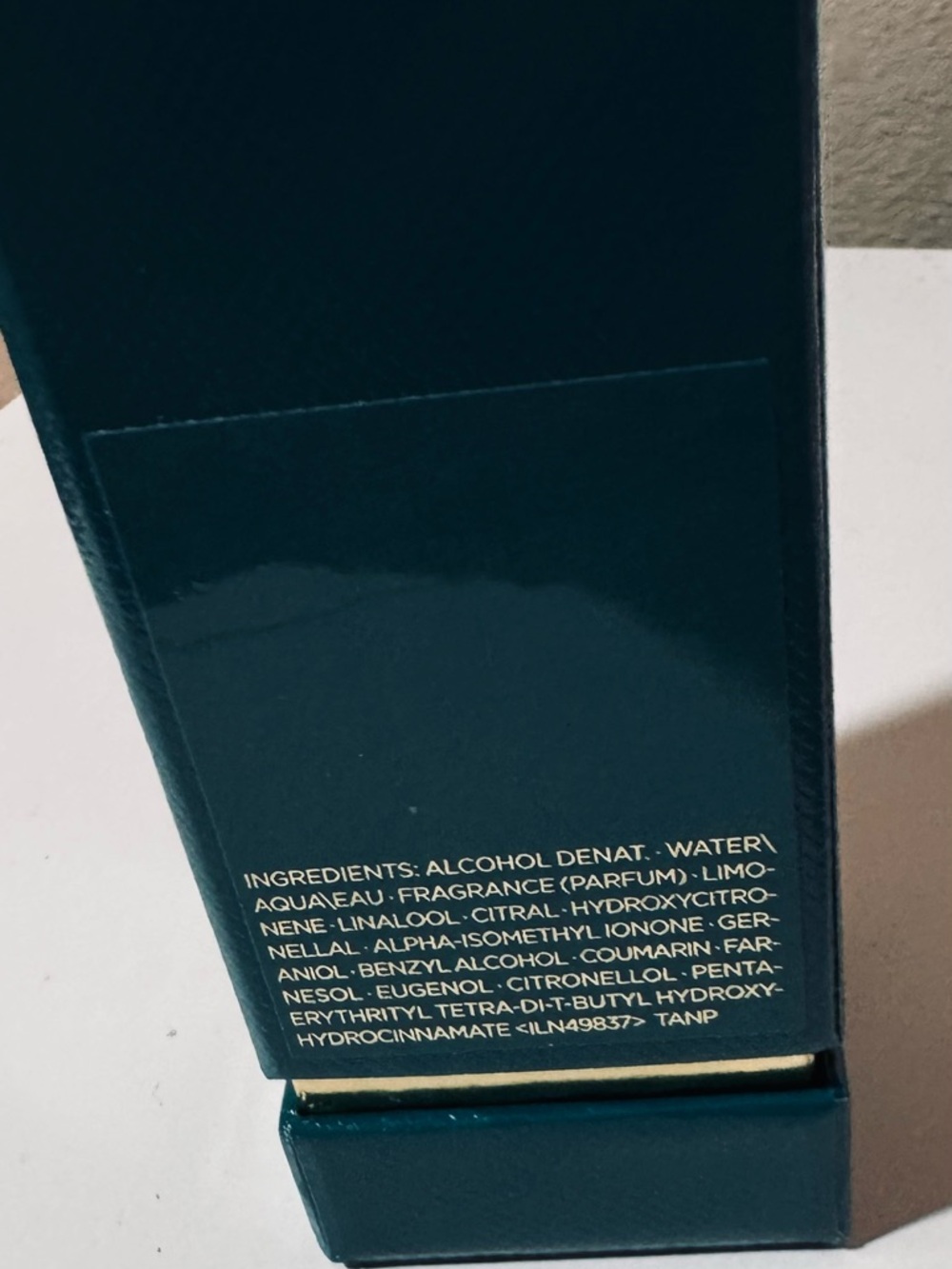Tom Ford Azure Lime Teal & Gold Perfume Box - Picture 8 of 8